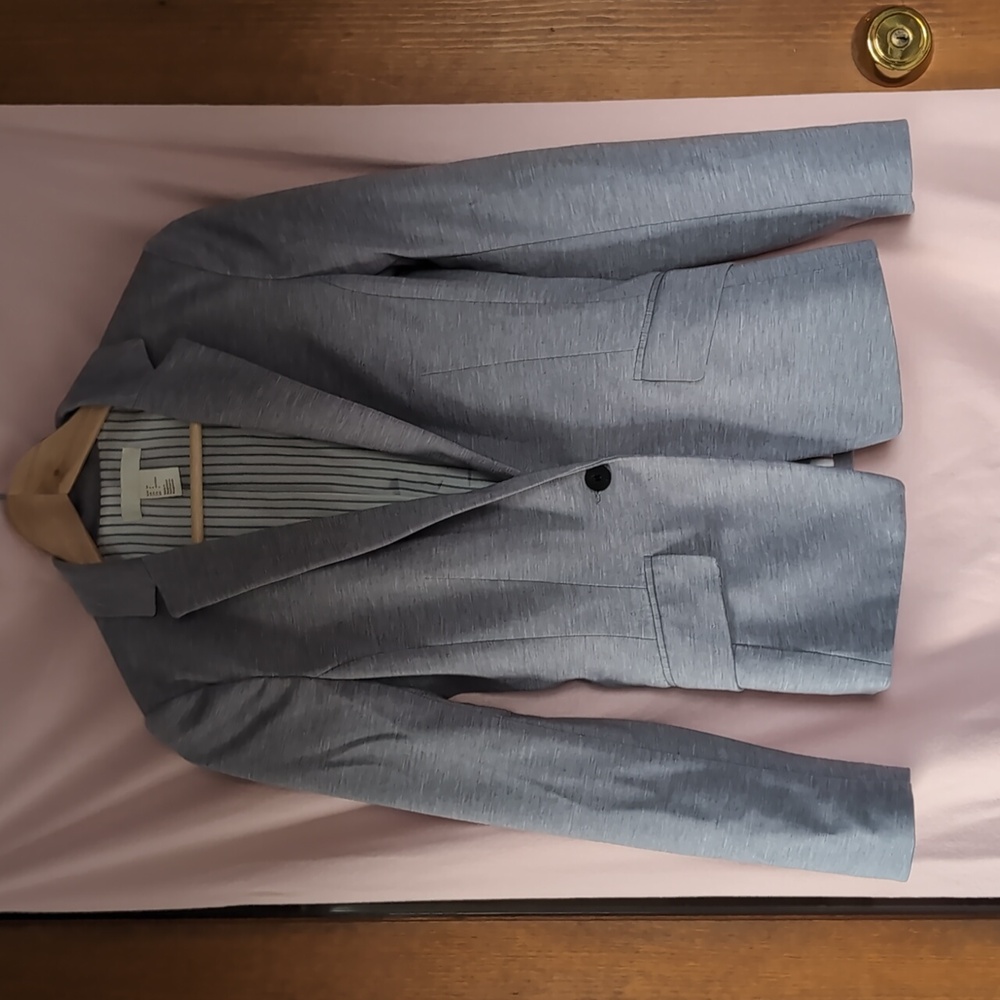 Grey suit jacket